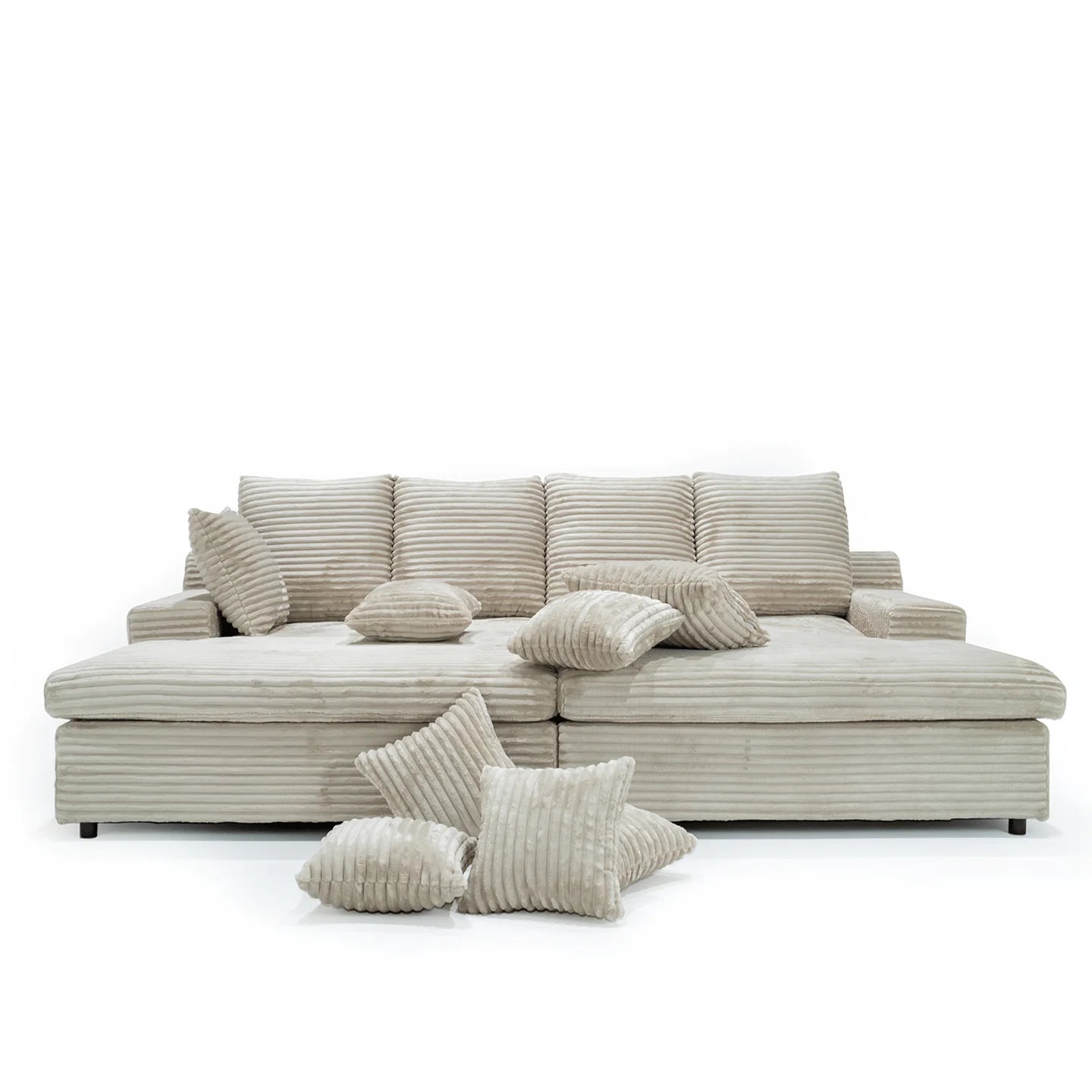Big Sofa Lazy in Breitcord, 286 cm Breite
