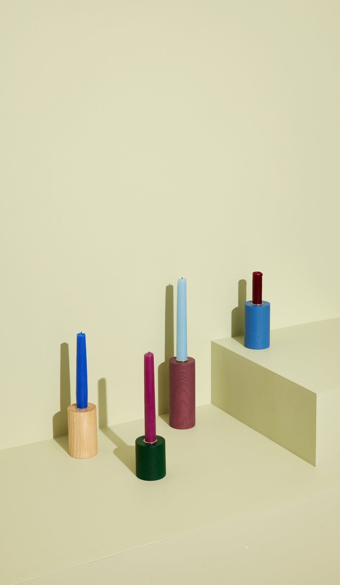PolsterOase Möbel – Crayon Kerzenhalter, mehrfarbig (4er Set) – Ansicht 9