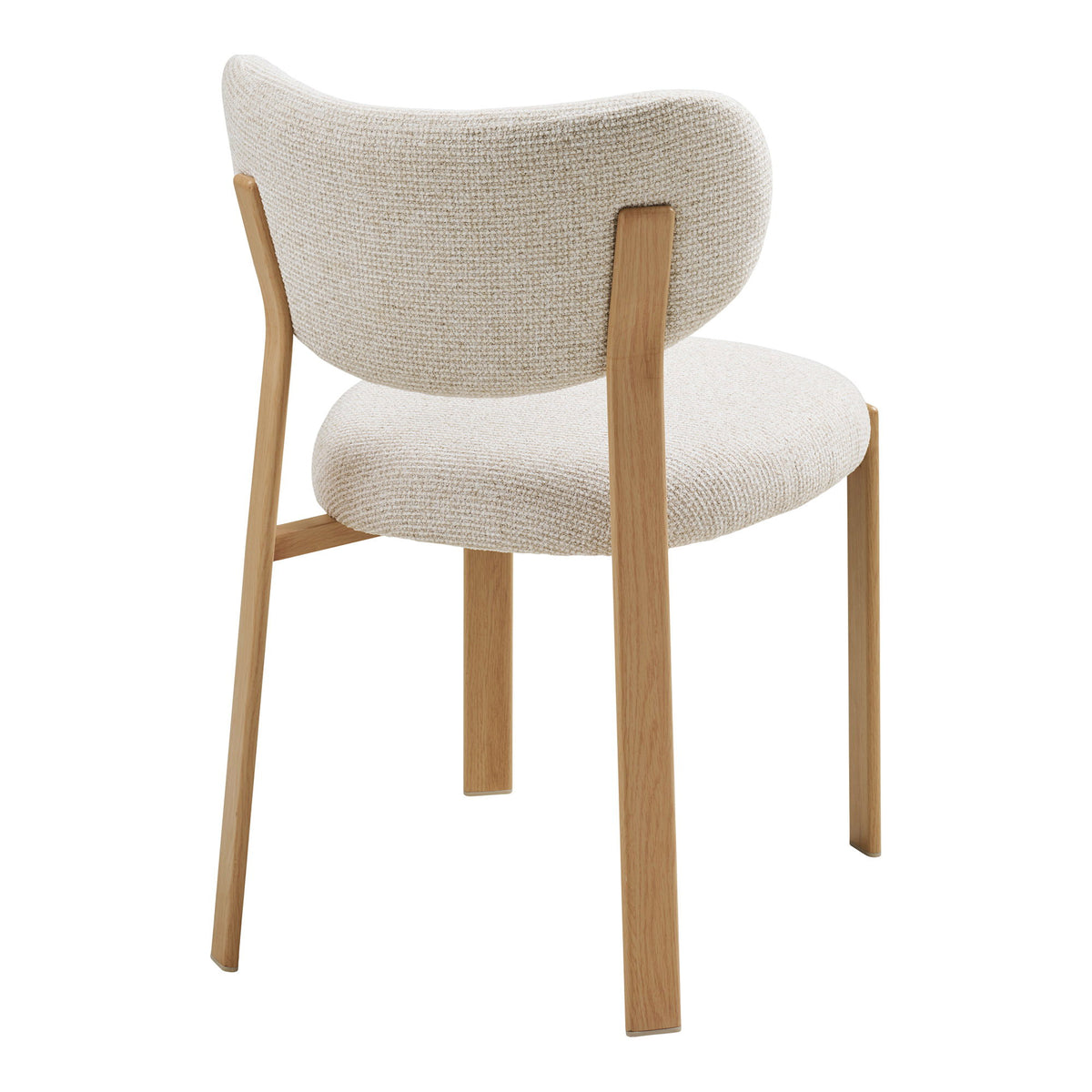 Savina Esszimmerstühle mit Polyesterbezug, Sand/Natur, 2er-Set