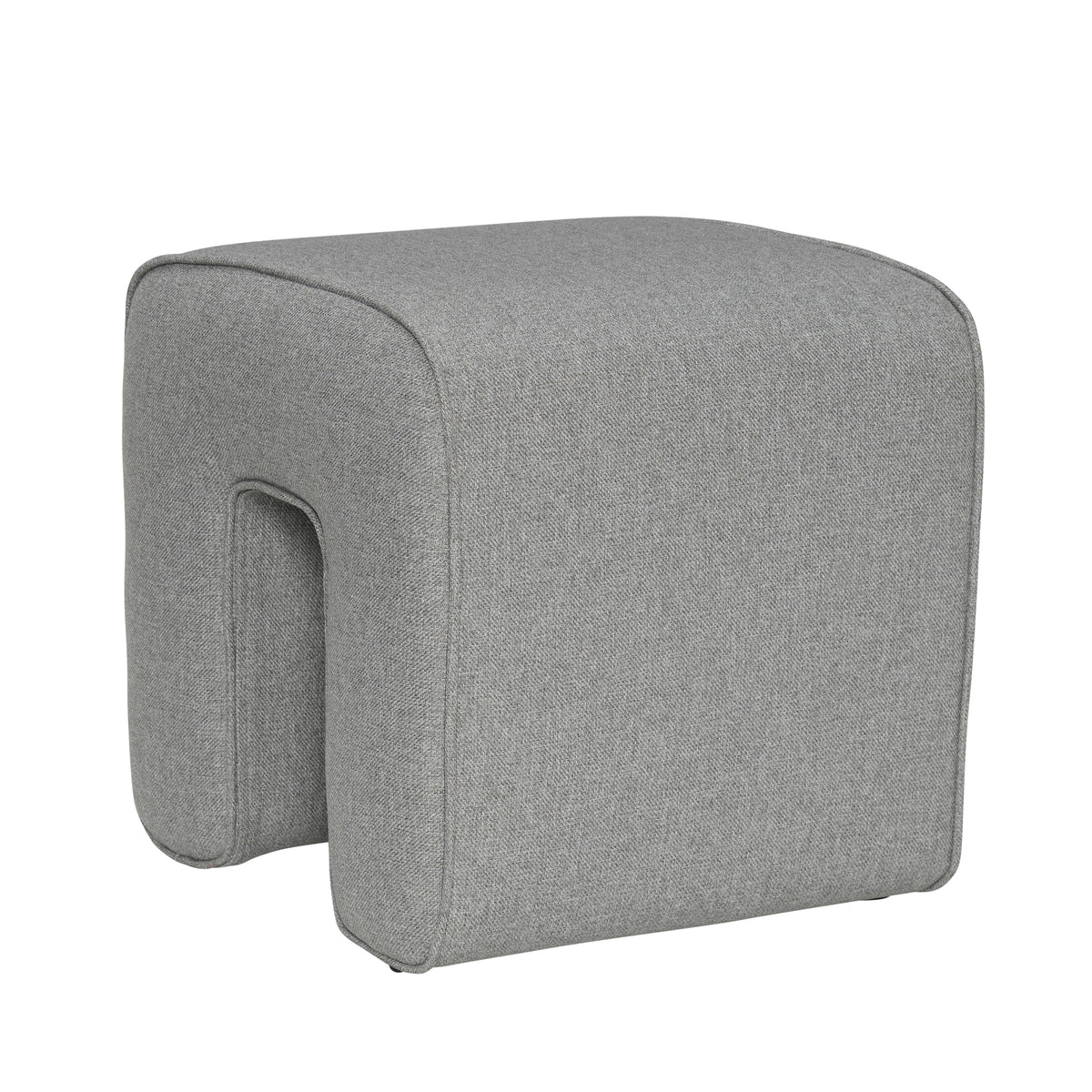 PolsterOase Möbel – Skulptur Pouf, Grau – Ansicht 2