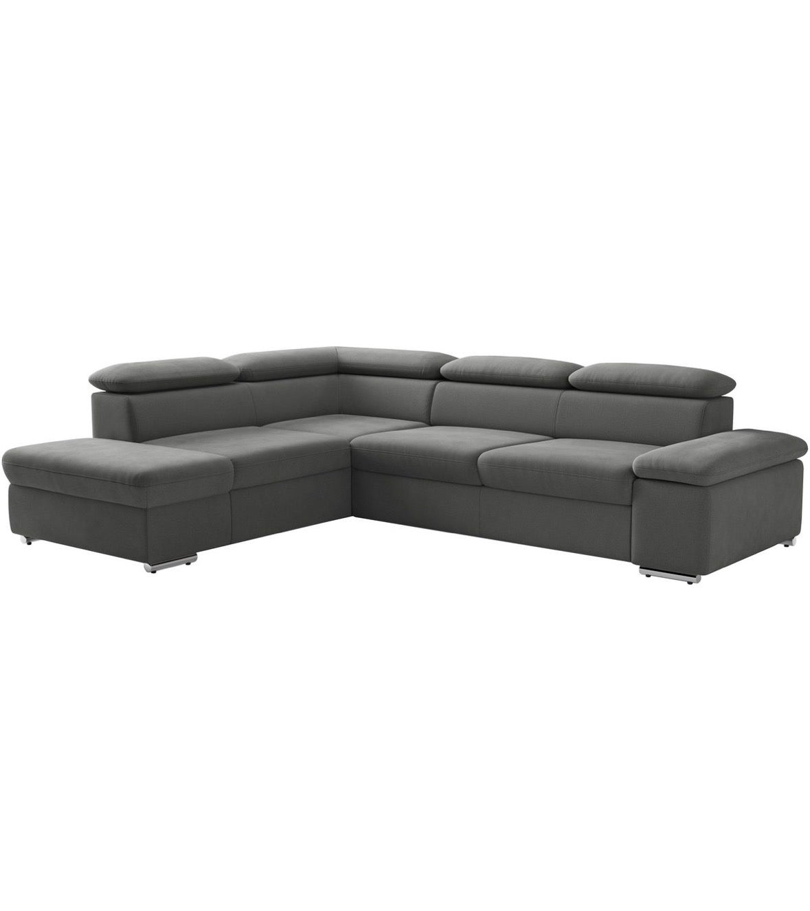 Ecksofa in Microfaser, 272cm Breit | PolsterOase - POLSTEROASE