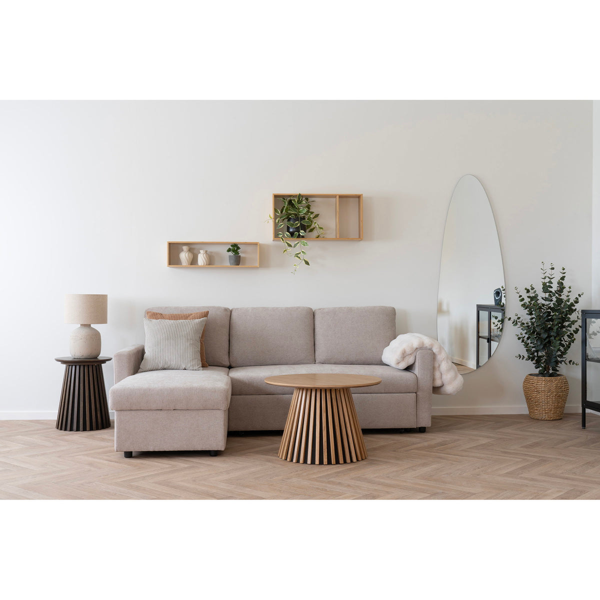 PolsterOase Möbel – Galena Plaid in Kunstfelloptik, Weiß, 130 × 180 cm – Ansicht 5