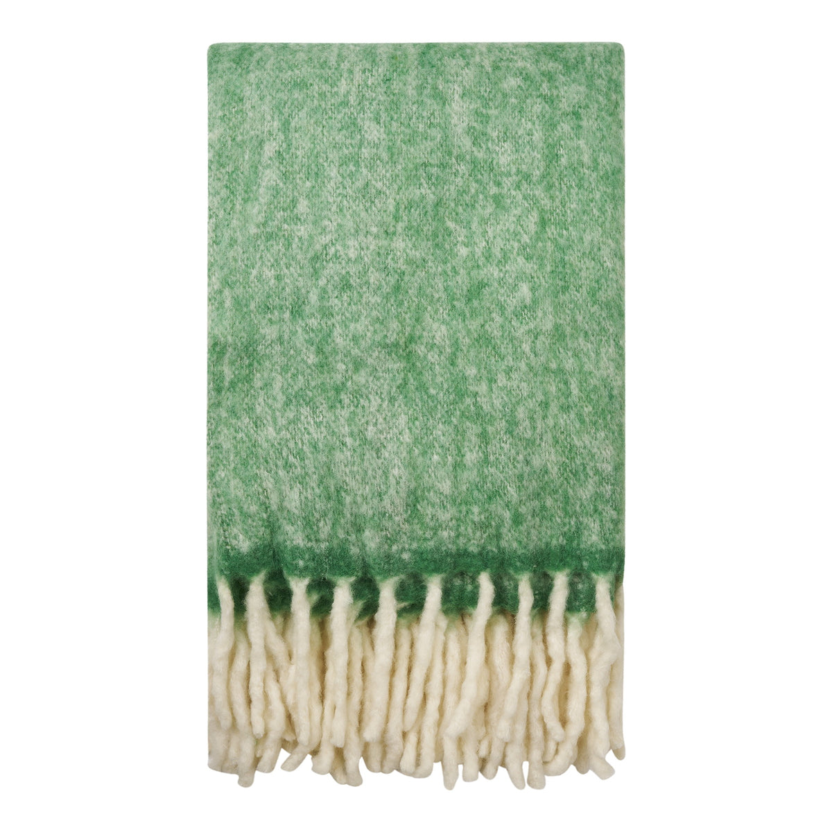 Carmel Plaid – Wollmischung Grün, 130 × 170 cm