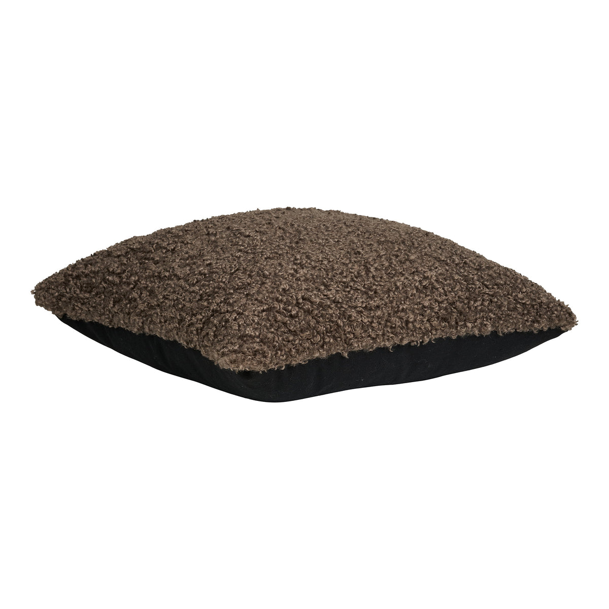 Tavira Kissen – Bouclé-Kissen, dunkelgrau, 45 × 45 cm