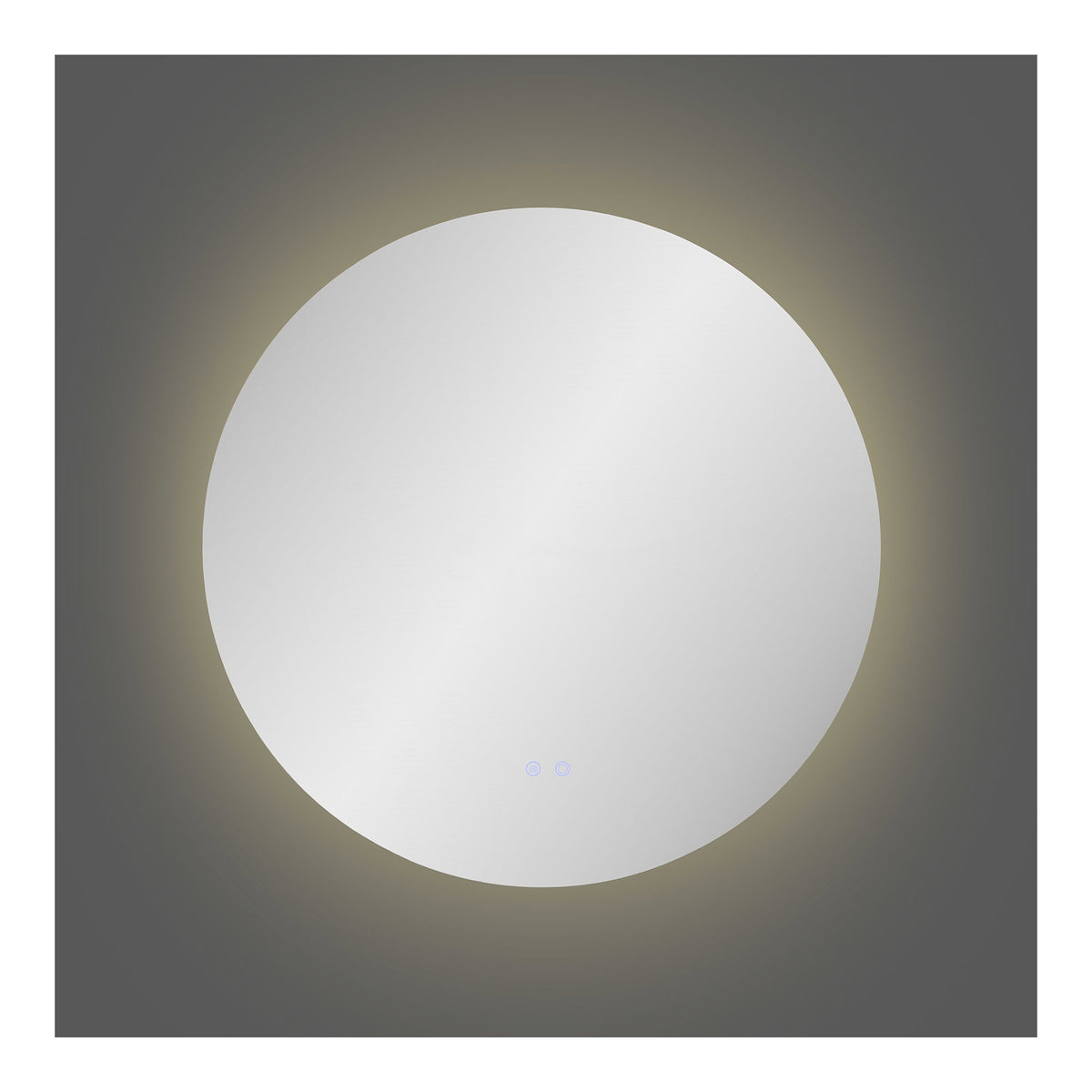 Kiama Spiegel mit LED – beschlagfrei und 3 Lichtstufen, Ø 80 cm