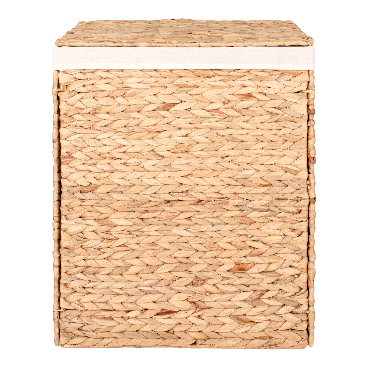 Passo Wäschekorb aus Wasserhyazinthe, Natur, 43 × 32 × 55 cm