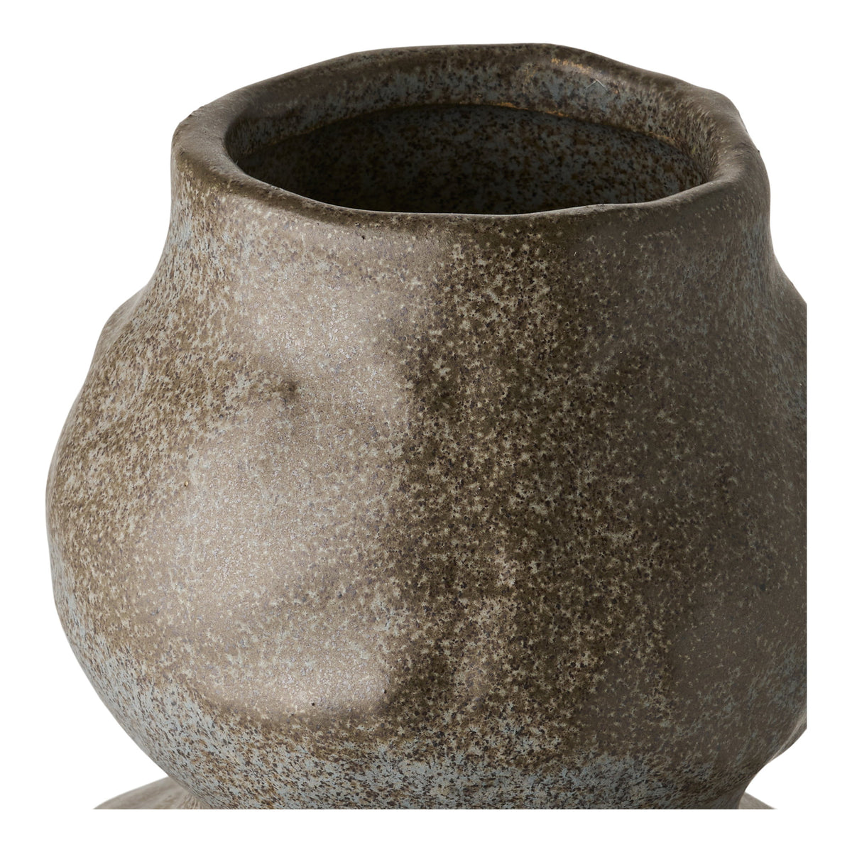 Vase – Keramik, dunkelgrau Ø 14,5 × 33,5 cm