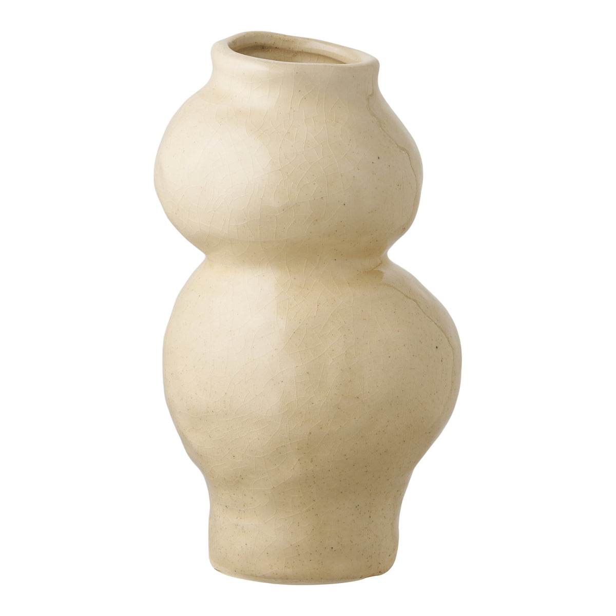 Keramikvase, Beige