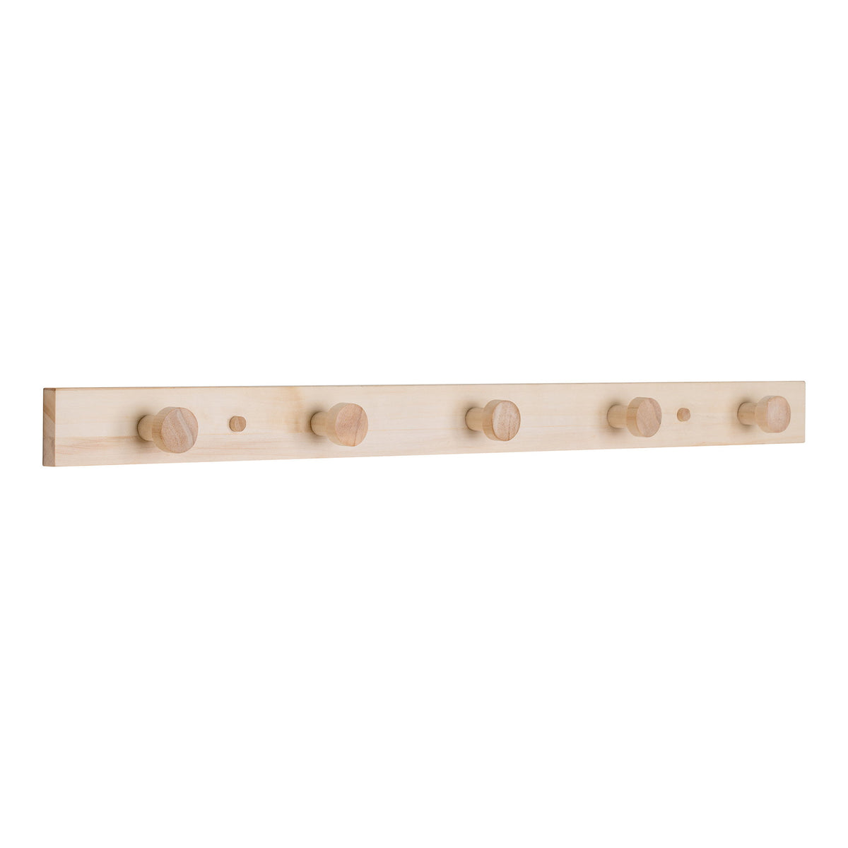 Abano Garderobe aus Pappelholz, Natur, 70 × 5 cm