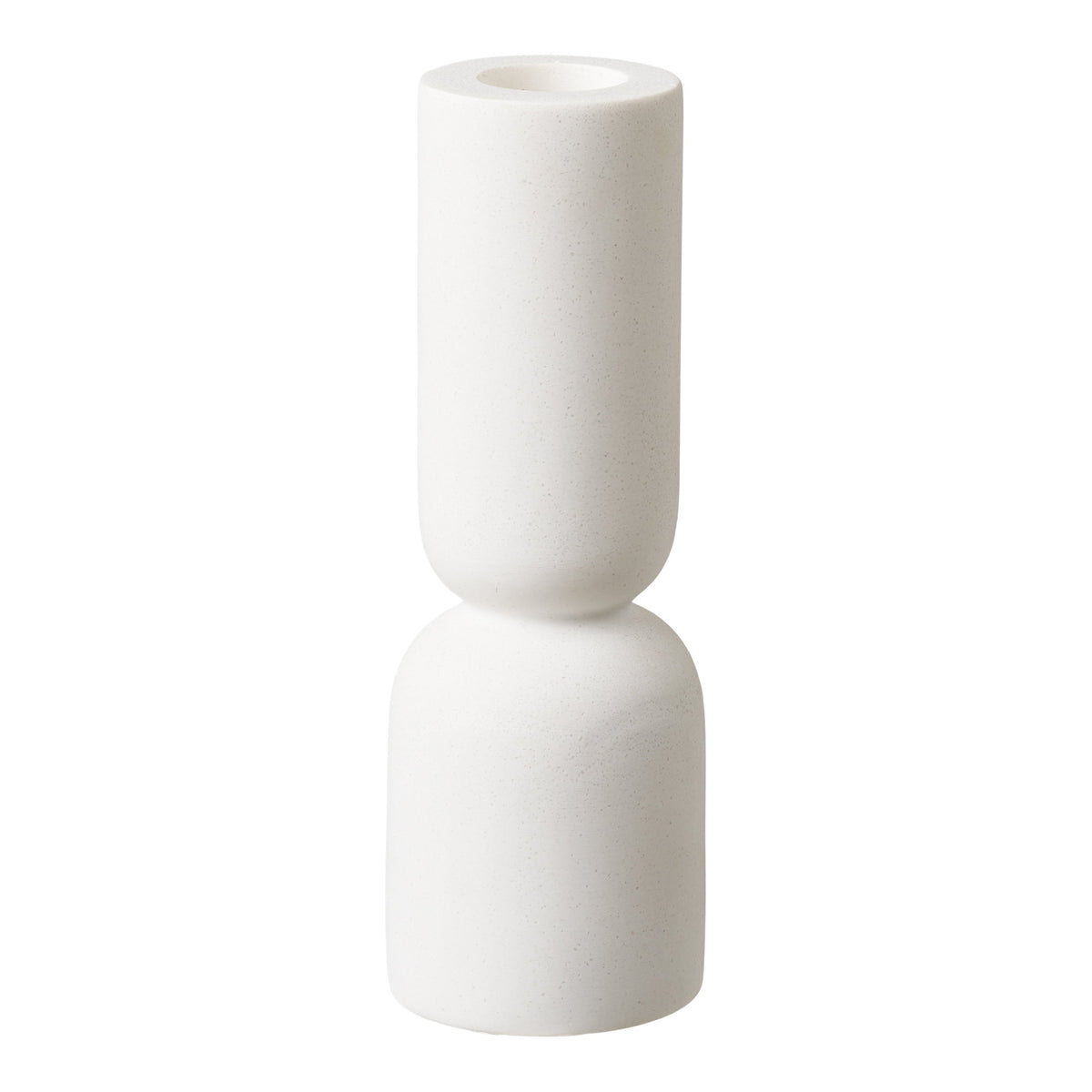 PolsterOase Möbel – Kerzenhalter aus Kalkstein, 2er, Set, Weiß/Natur – Ansicht 2