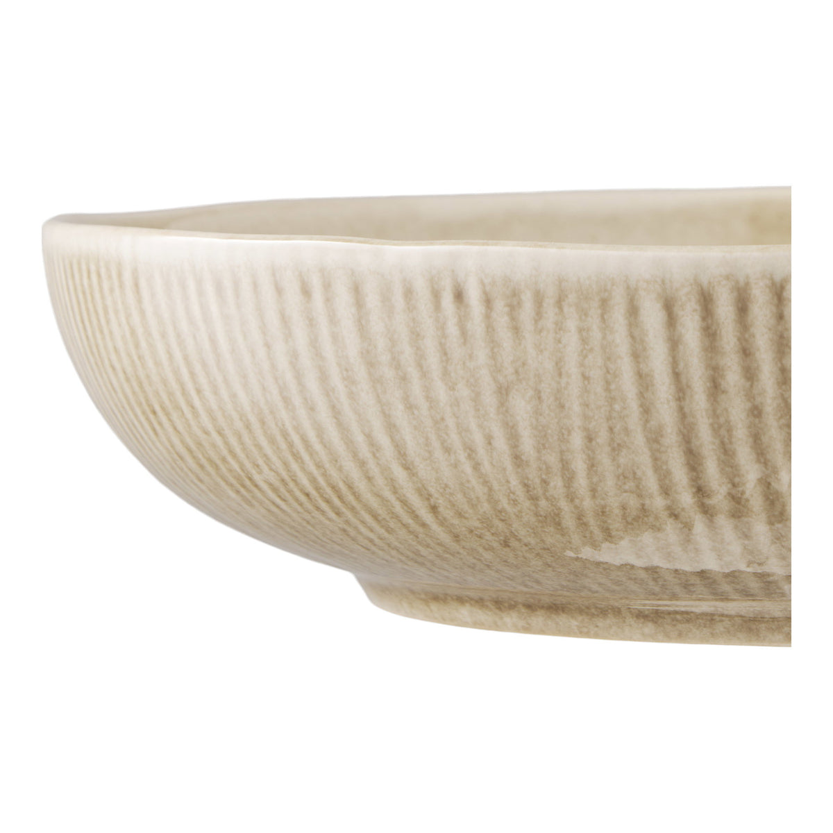 Viola Servierschüssel – Keramik, beige Ø 27 × 5,8 cm