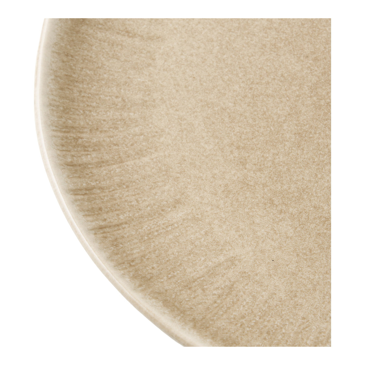 PolsterOase Möbel – Viola Speiseteller aus Keramik, 4er, Set, Beige, Ø 27 cm – Ansicht 3
