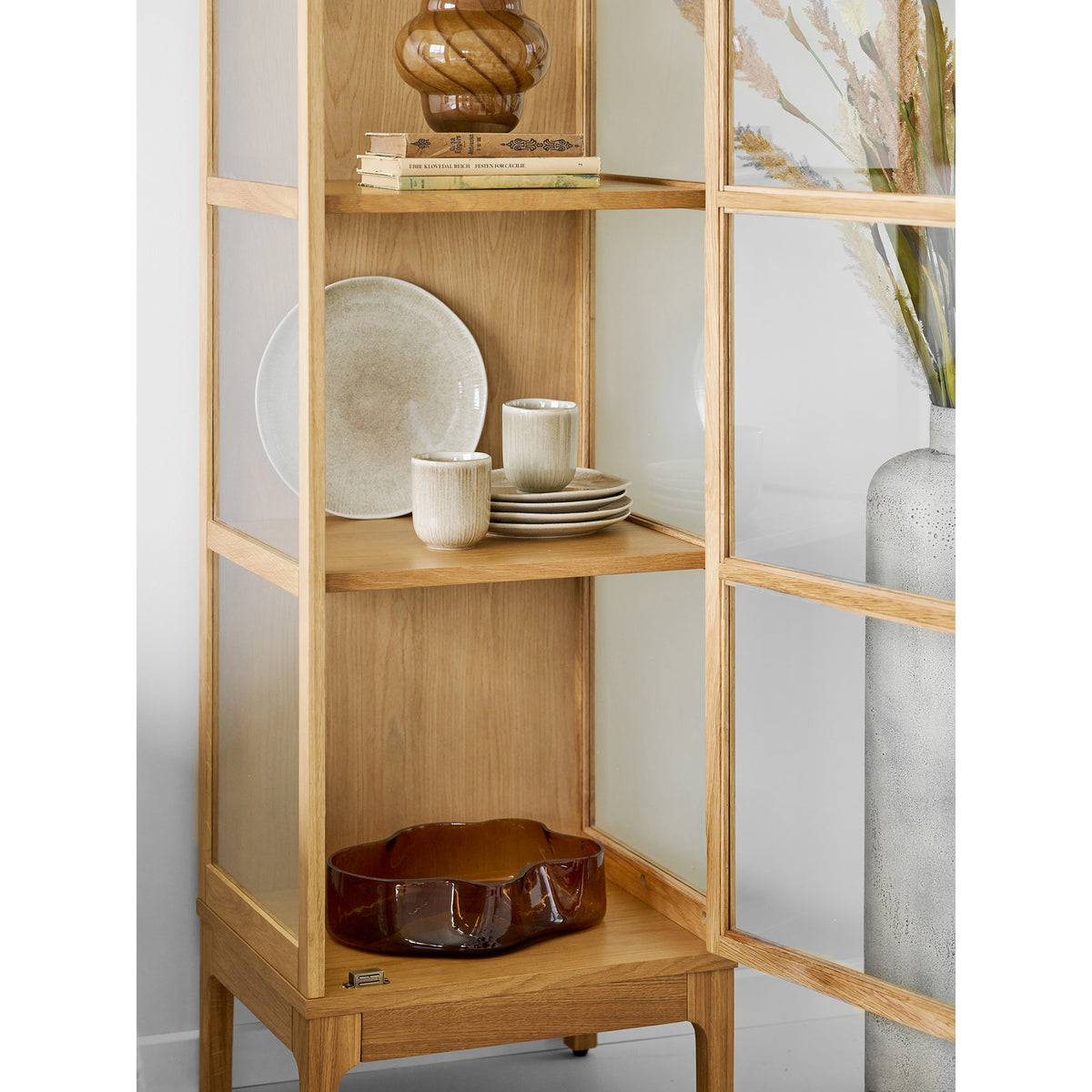 PolsterOase Möbel – Viola Speiseteller aus Keramik, 4er, Set, Beige, Ø 27 cm – Ansicht 8
