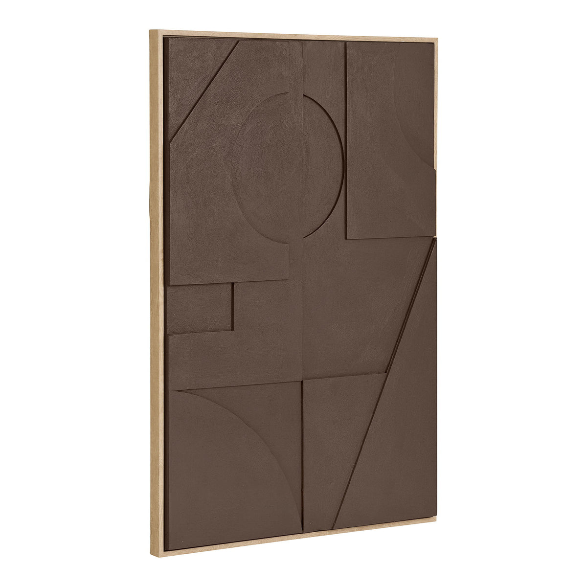 PolsterOase Möbel – Isabella Relief, Wanddeko Nr. 1, Braun, 60 × 90 cm – Ansicht 2
