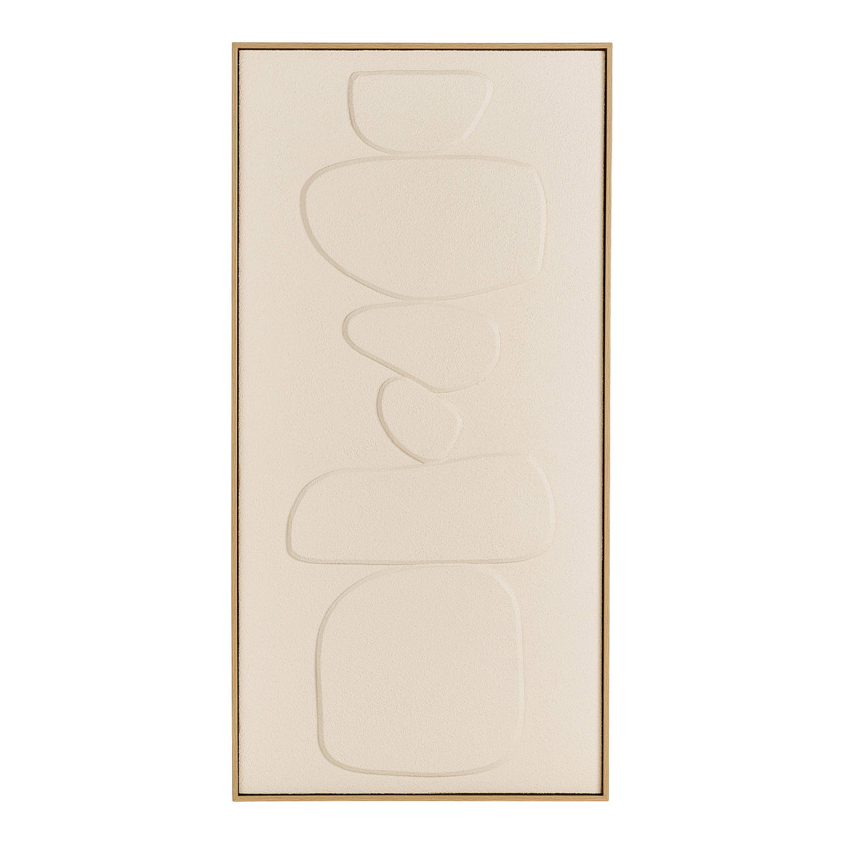 Victoria Relief-Wanddekoration – beige, Nr. 1 60 × 120 cm