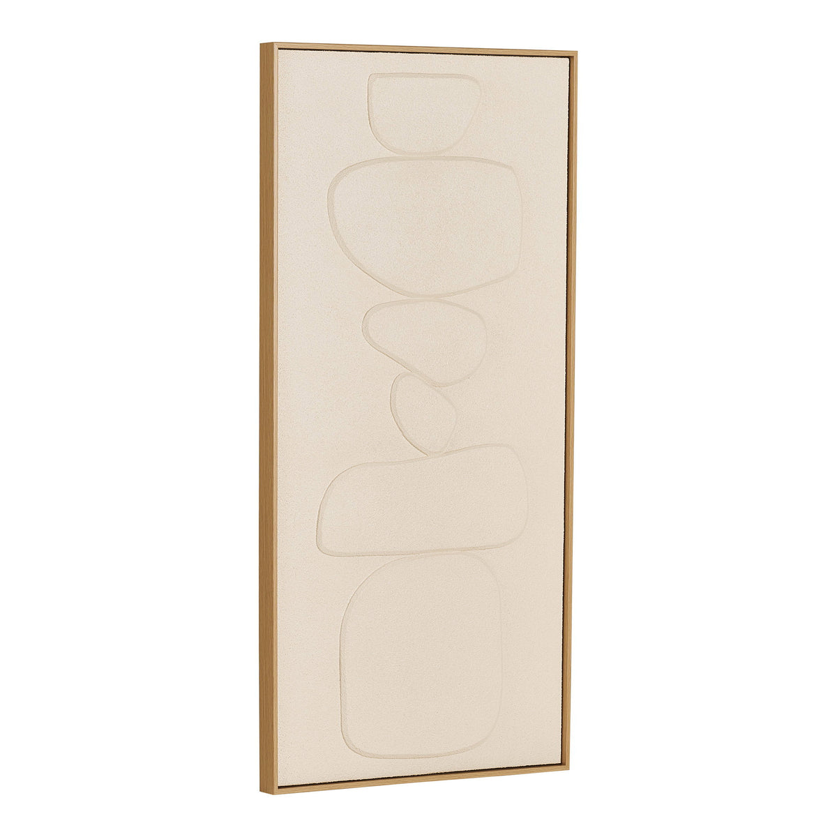Victoria Relief-Wanddekoration – beige, Nr. 1 60 × 120 cm