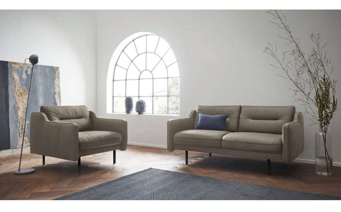 3-3-1 Set in Echtleder, 229cm Breite | PolsterOase