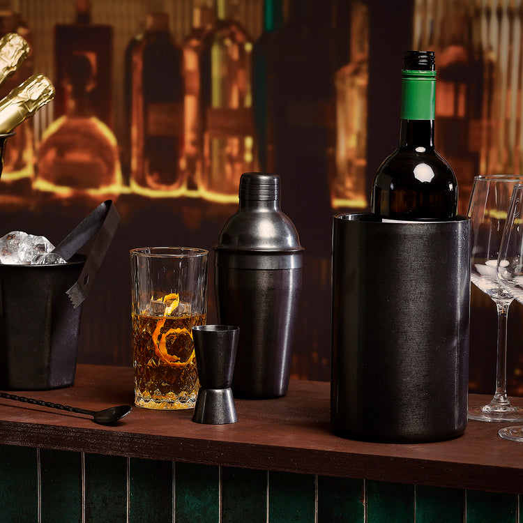 bonbistro Jigger 5 cl/3 cl antik-schwarz Bar – 6er-Set – Produktansicht 2
