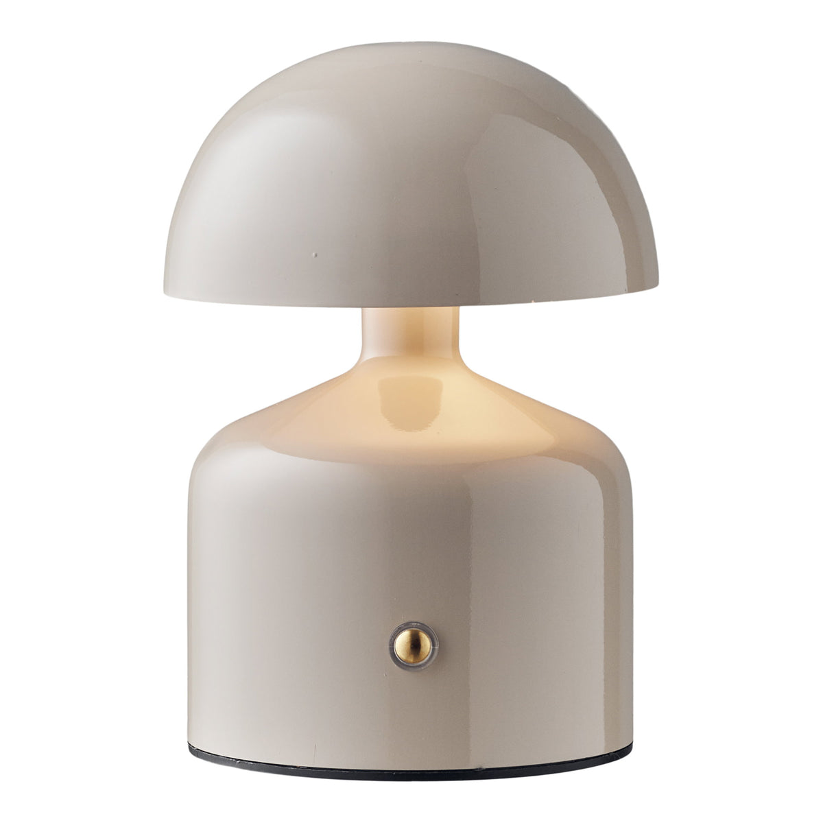 Aulla Tischlampe – wiederaufladbar, Grau