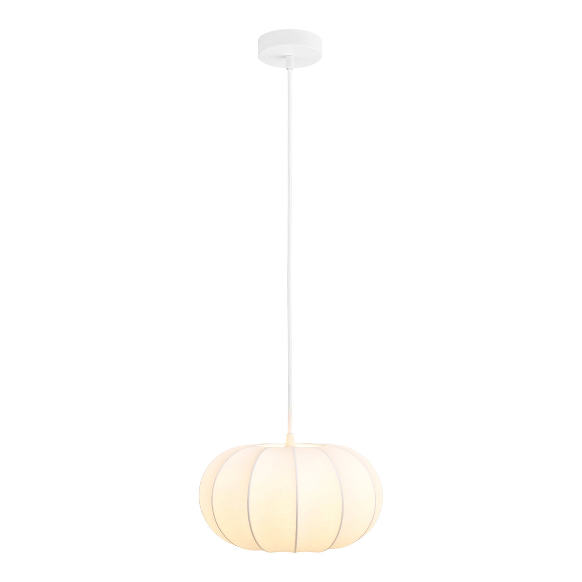Coventry Pendelleuchte – Weiß, Ø 28 cm