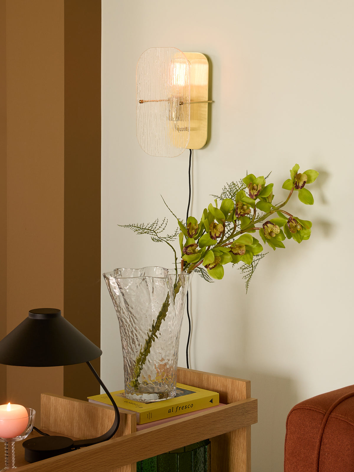 PolsterOase Möbel – Ruffle Vase aus mundgeblasenem Glas – Ansicht 10
