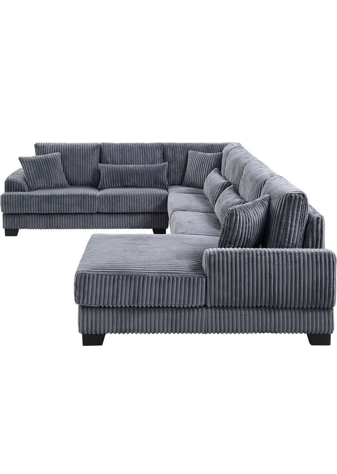 Wohnlandschaft in Breitcord - 332cm Breite | PolsterOase - POLSTEROASE