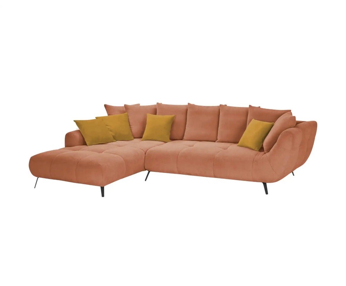 Ecksofa in Webstoff - 318cm Breite | PolsterOase - POLSTEROASE