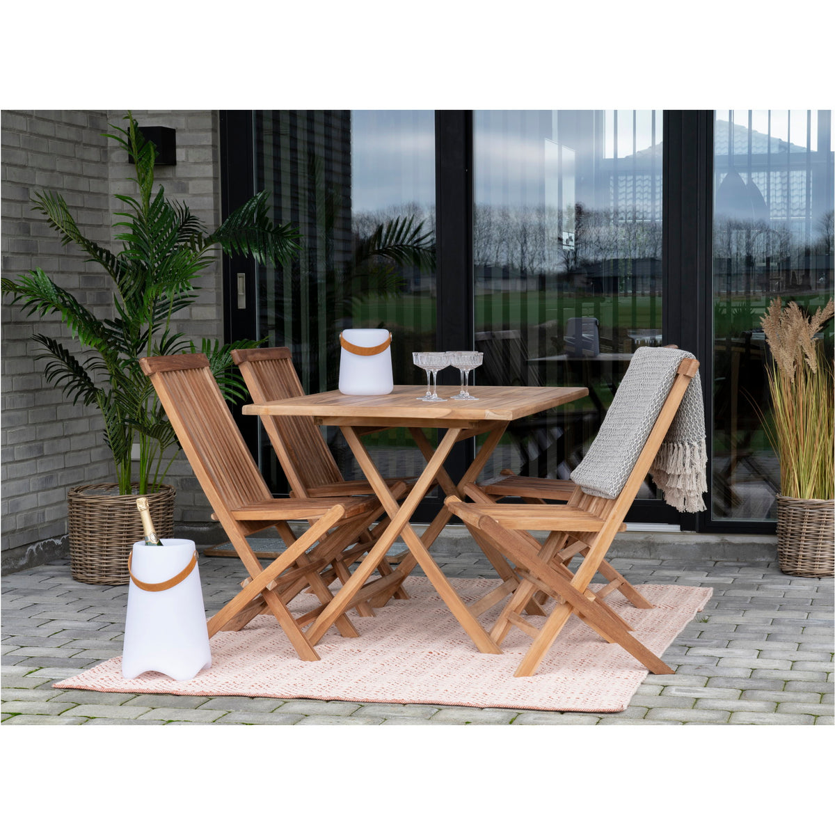 Gartenstuhl Toledo – Teak, natur (2er-Set)