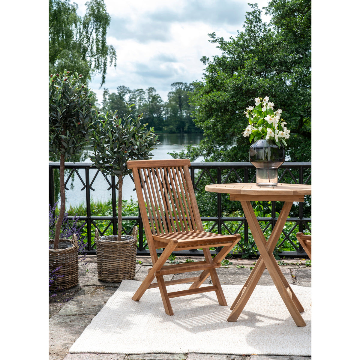 Gartenstuhl Toledo – Teak, natur (2er-Set)