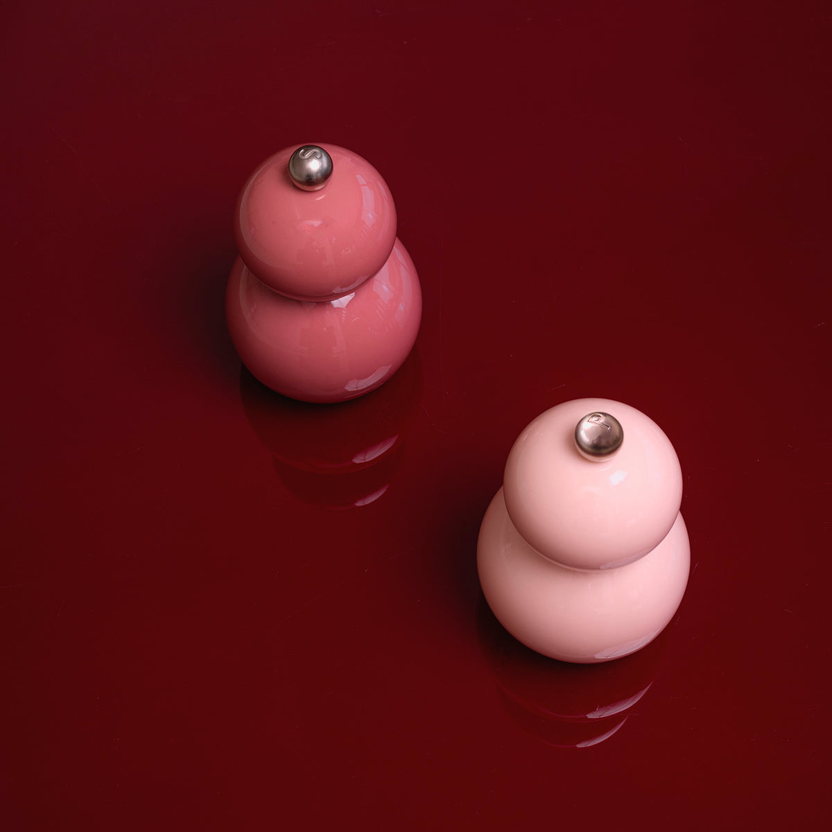 ona Pfeffer-/Salzmühle H12 cm pink Betty – 2er-Set – Produktansicht 2