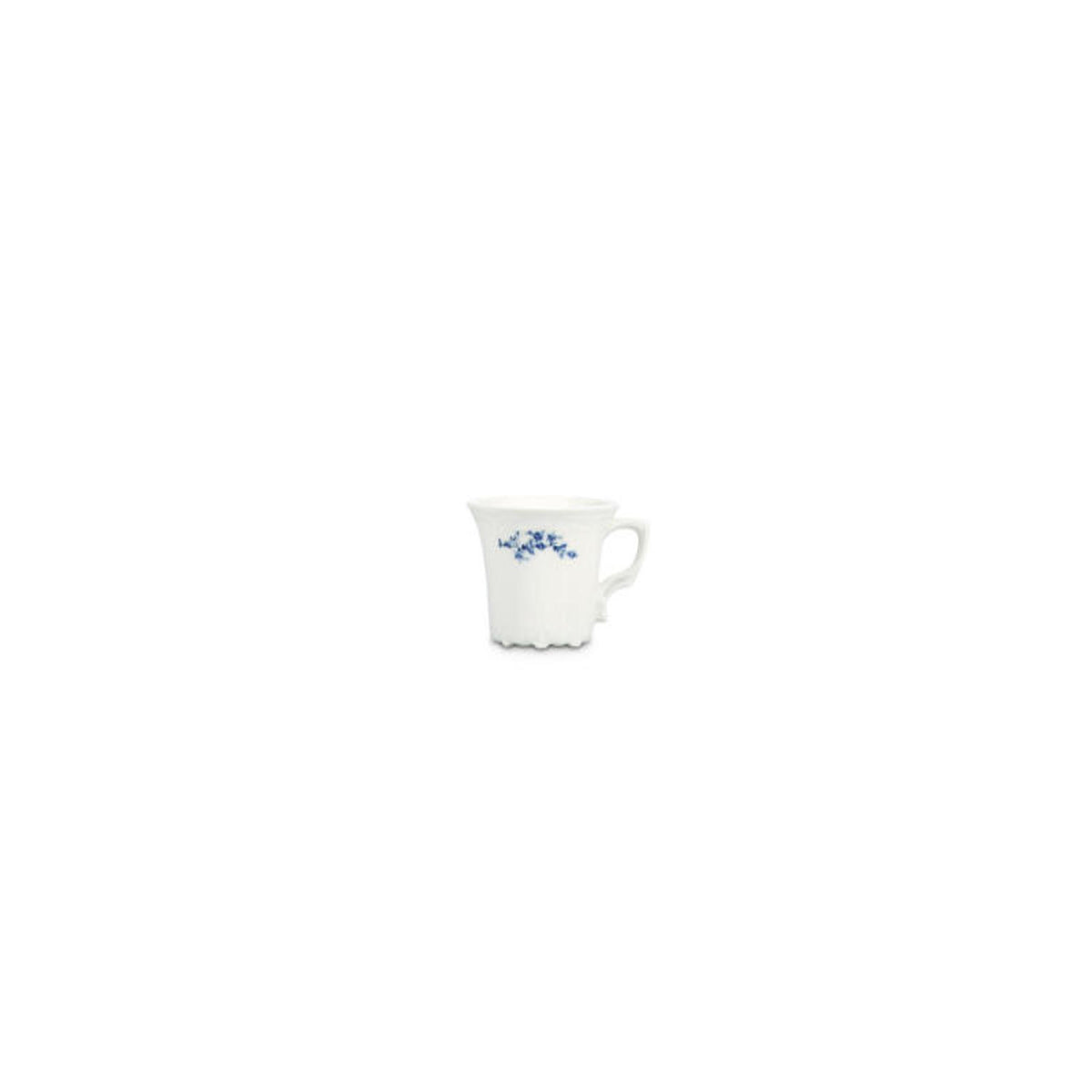 bonbistro Mokkatasse 11 cl, blaues Blumenmuster, Retro – 6er-Set – Produktansicht 1