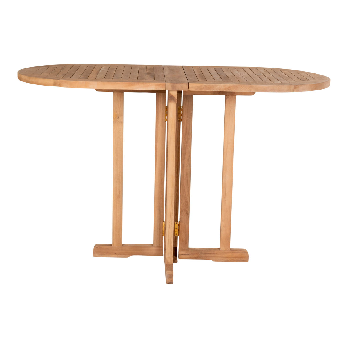 Huelva Beistelltisch aus Teakholz, Natur, 120 × 60 × 75 cm