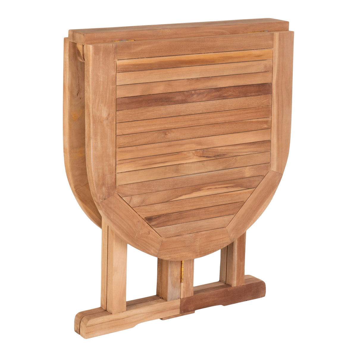 Huelva Beistelltisch aus Teakholz, Natur, 120 × 60 × 75 cm