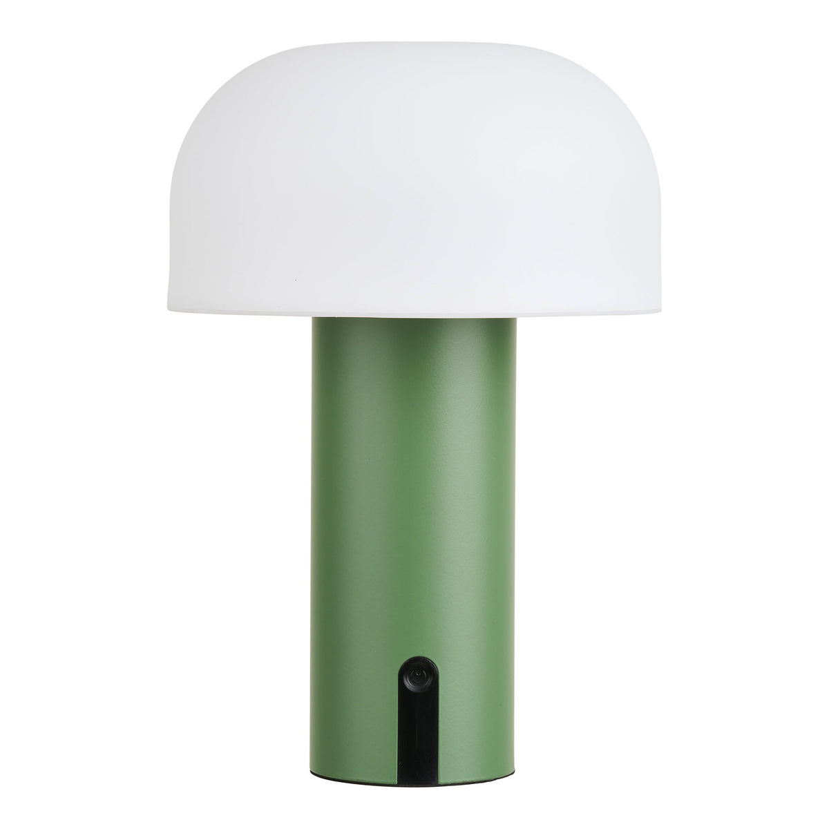 Soham LED-Lampe – wiederaufladbar, weiß/grün