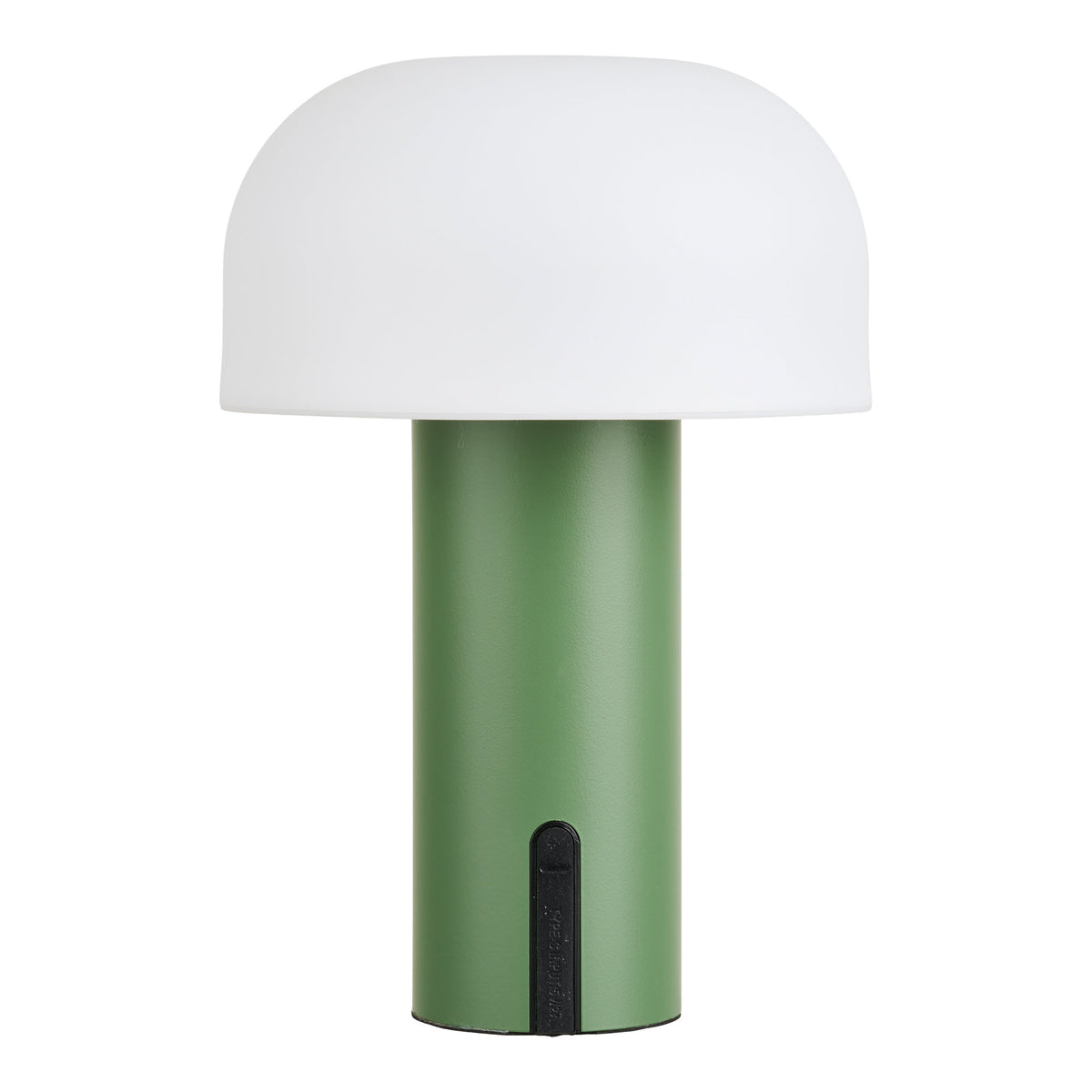 Soham LED-Lampe – wiederaufladbar, weiß/grün
