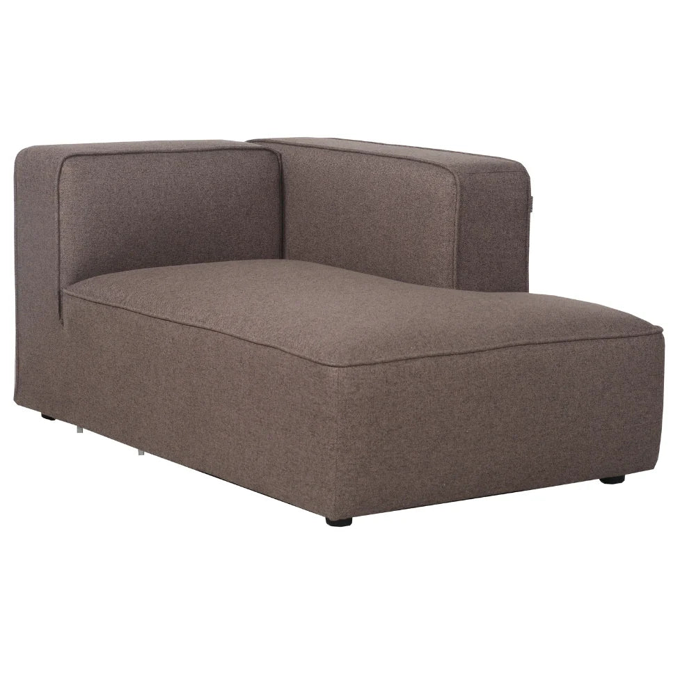 Benne Chaiselonge Modul Rechts in Braun, 95x144 cm | PolsterOase