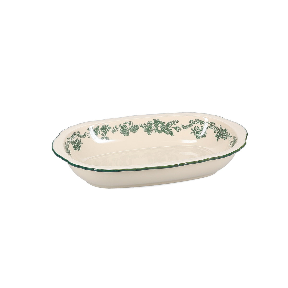 S|P Collection Servierplatte 31,5 x 21 x H 5,5 cm oval grün Cyril – Produktansicht 1