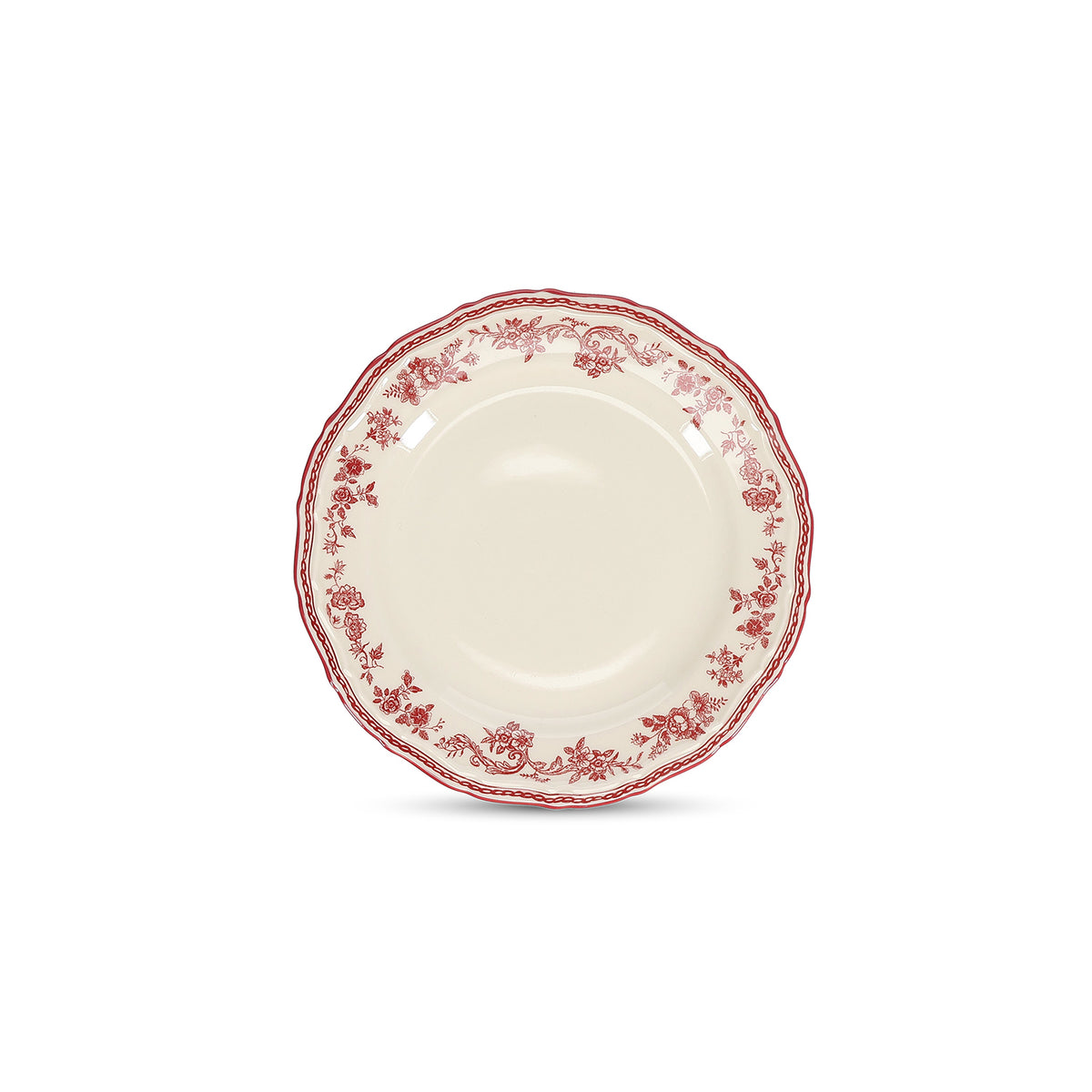 S|P Collection Teller 21,5 cm burgunderrot Cyril – 4er-Set – Produktansicht 1