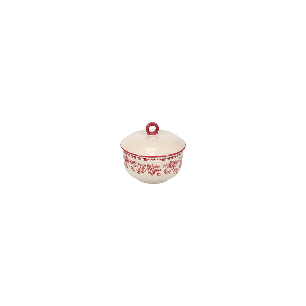 S|P Collection Zuckerdose 20,5 cl mit Deckel burgunderrot Cyril – Produktansicht 3