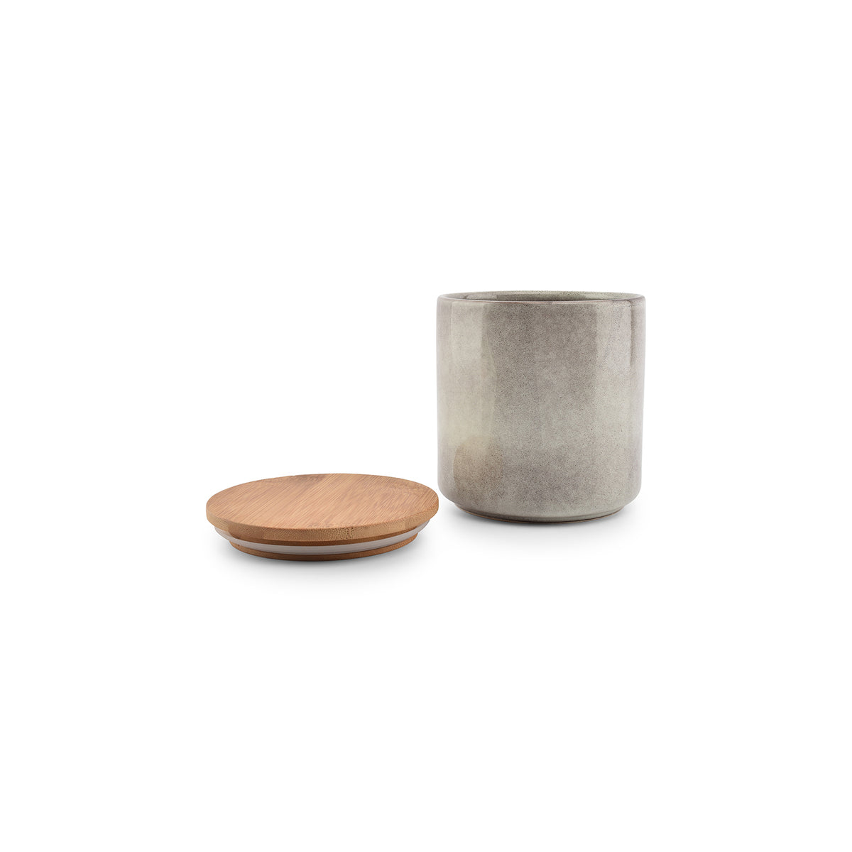 Salt & Pepper Vorratsdose 12,5xH13,5cm mit Deckel, grau, Bake – Produktansicht 2