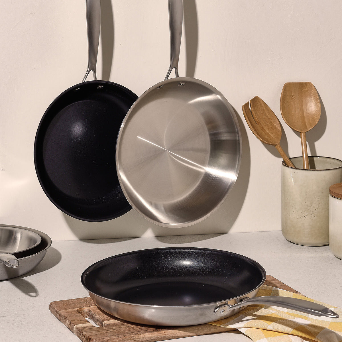 Salt & Pepper Kochgeschirr-Set, 2-teilig, antihaftbeschichtet, schwarz, Blaze – Produktansicht 4