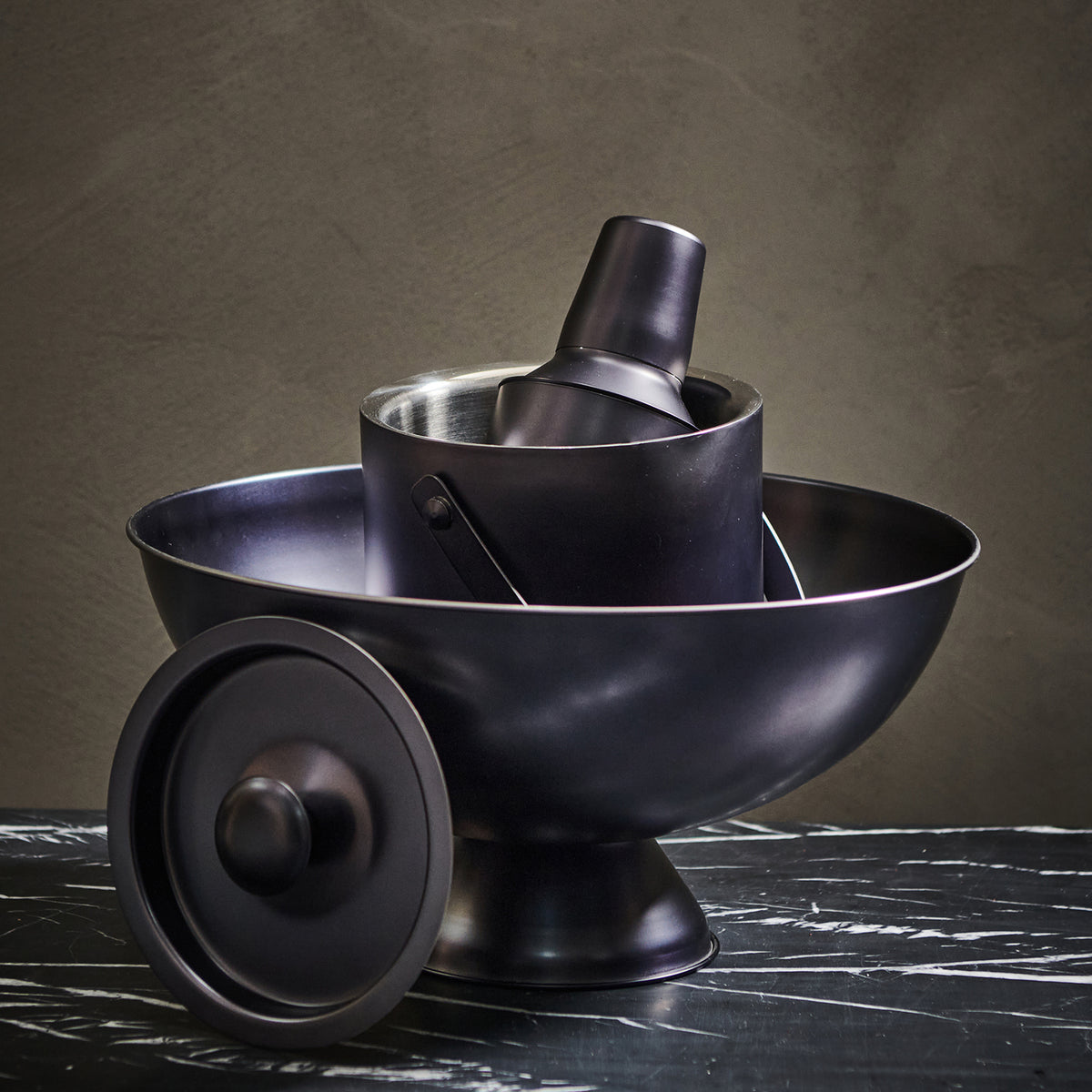 bonbistro Cocktailshaker 64 cl schwarz Bar – Produktansicht 2