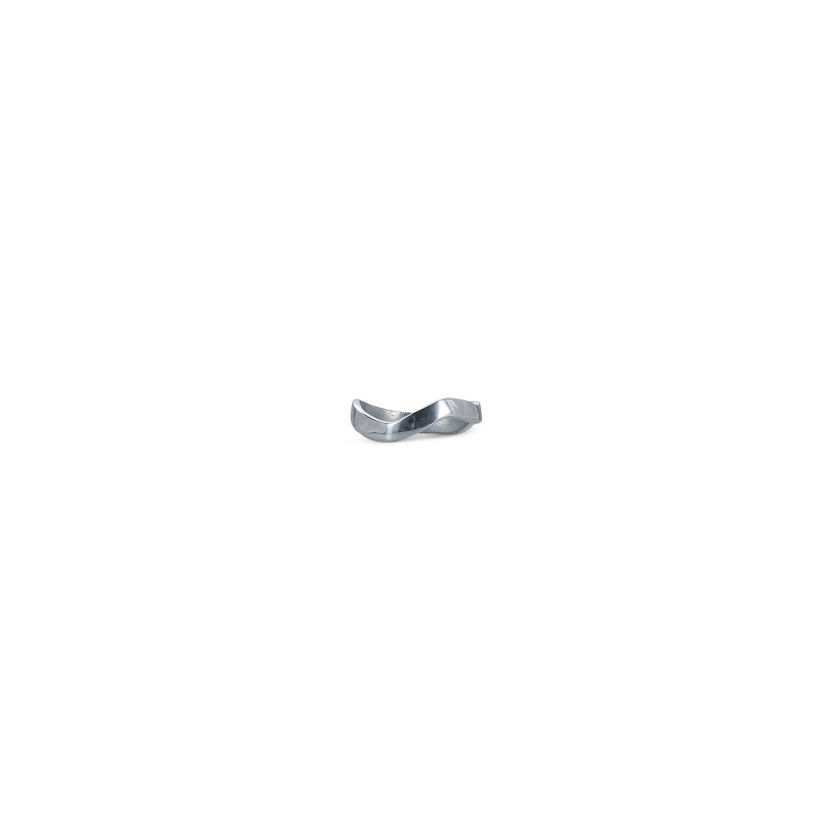 S|P Collection Serviettenring 4,5 cm, organisch geformt, Silber-Anhänger - 4er-Set – Produktansicht 2