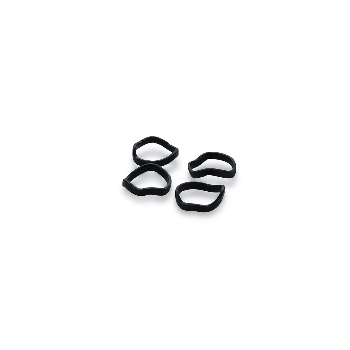 S|P Collection Serviettenring 4,5 cm Organic schwarz Charm – 4er-Set – Produktansicht 4