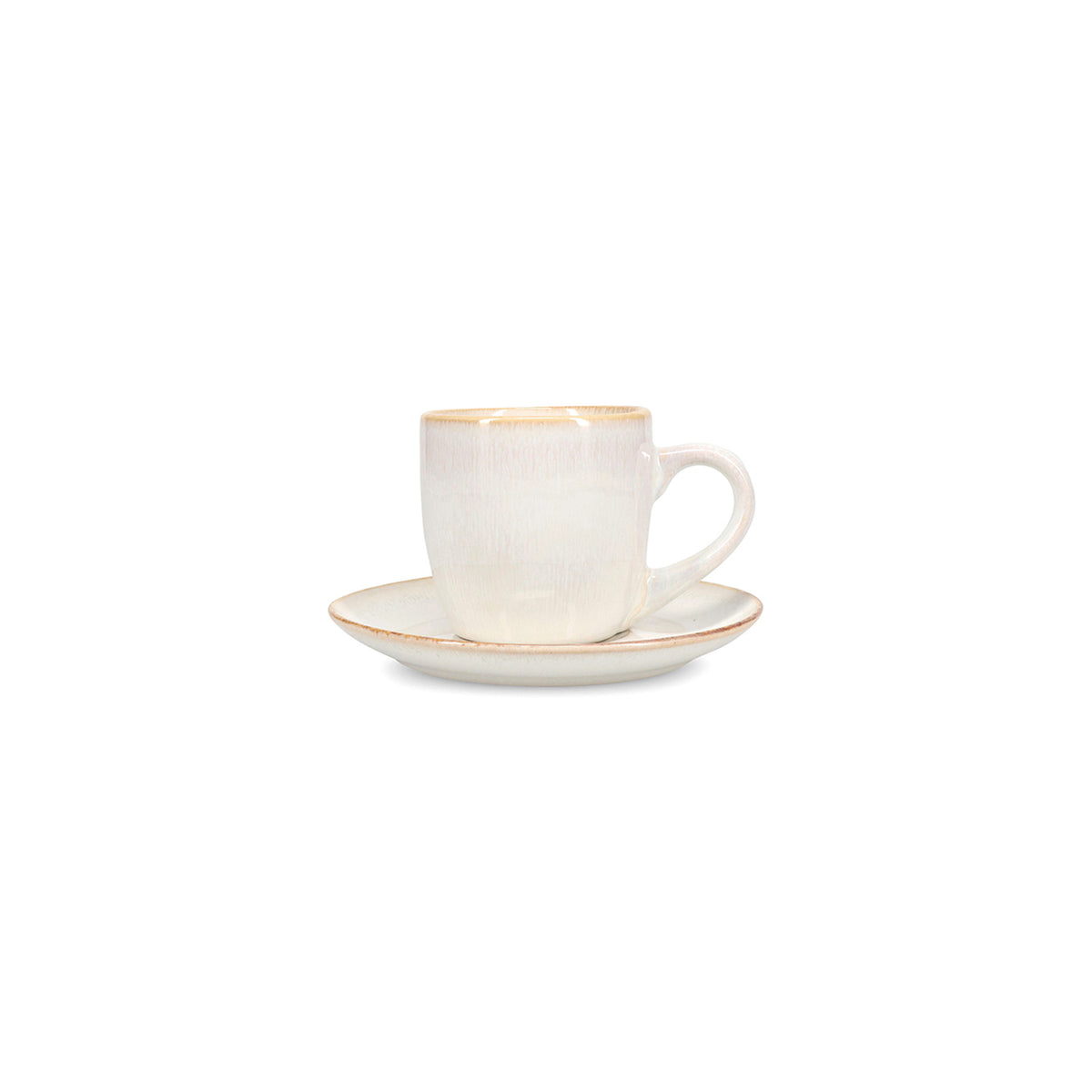 Salt & Pepper Untertasse 15 cm weiß Artisan – 4er-Set – Produktansicht 3