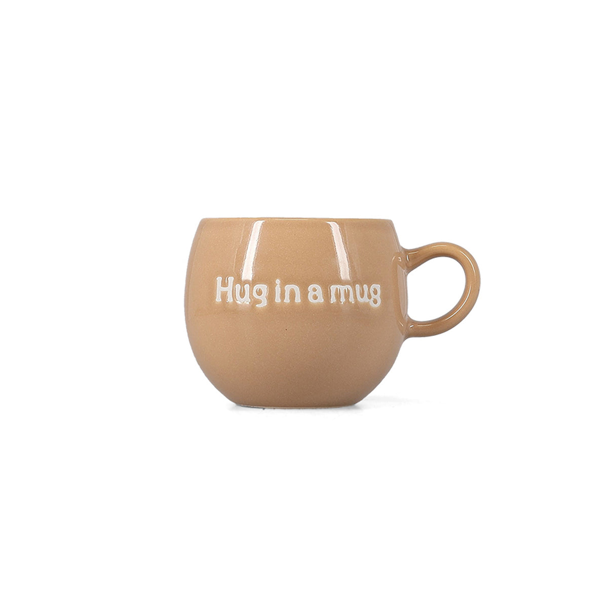 Salt & Pepper Becher 42 cl „Umarmung im Becher“ braun Muggies – Produktansicht 1
