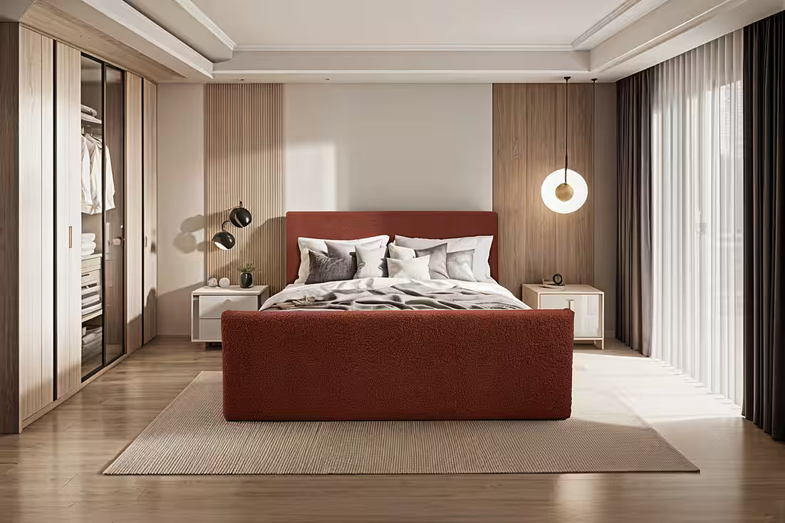 Boxspringbett Lama 120x200 cm #Variant_Kupfer