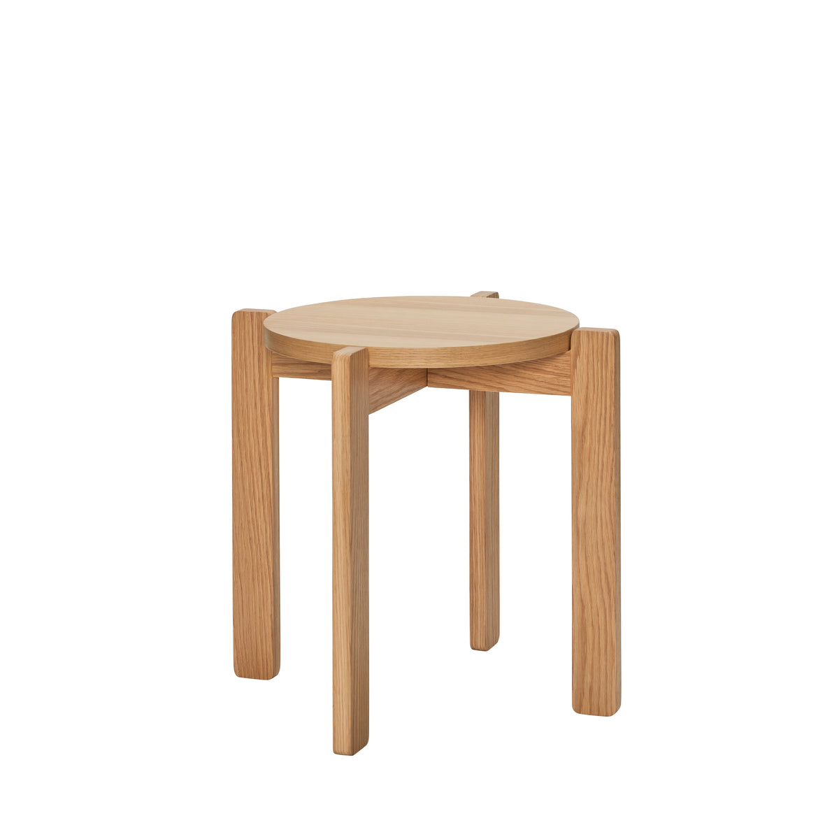 Always Hocker aus Eichenholz