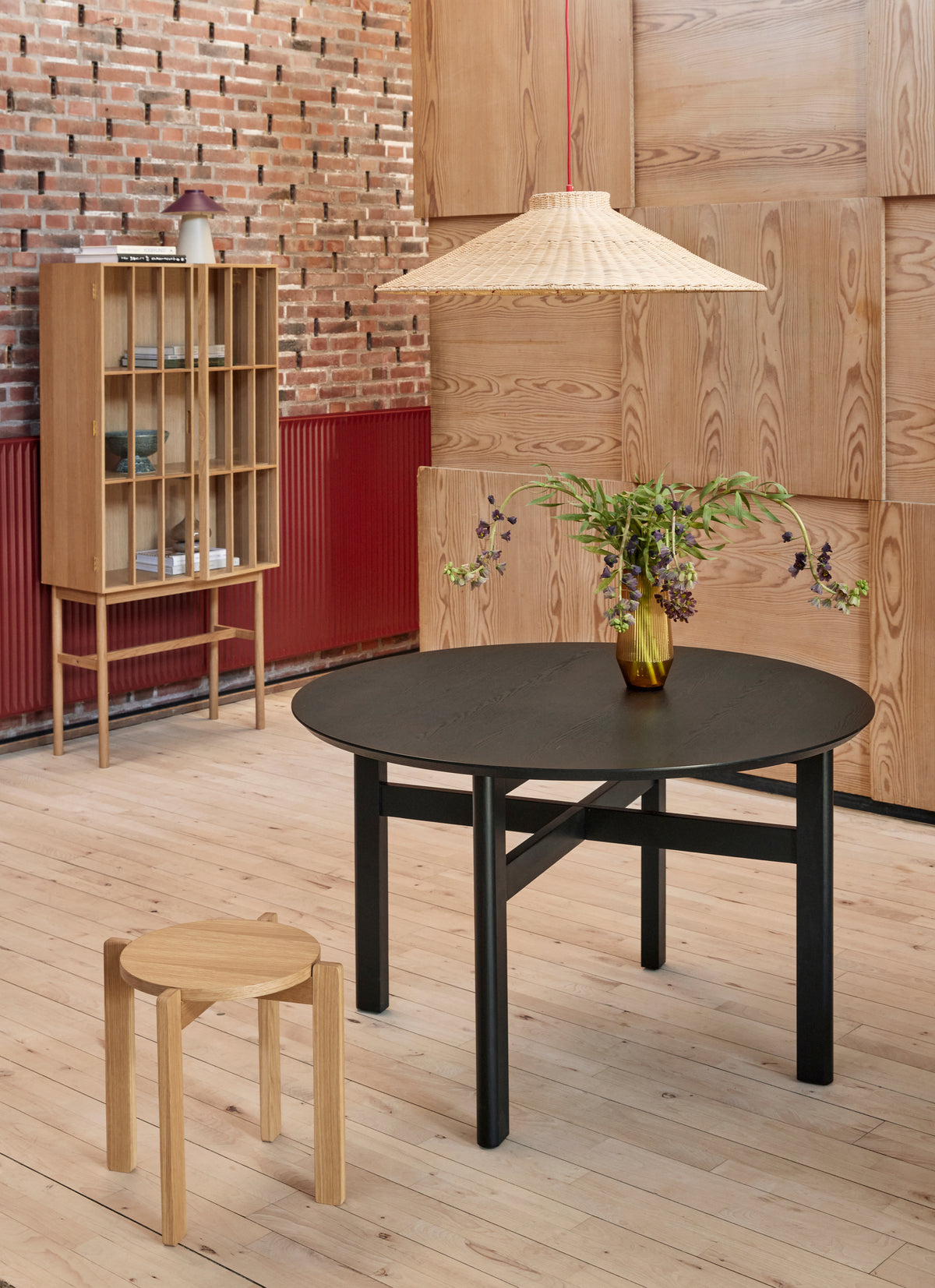 Always Hocker aus Eichenholz
