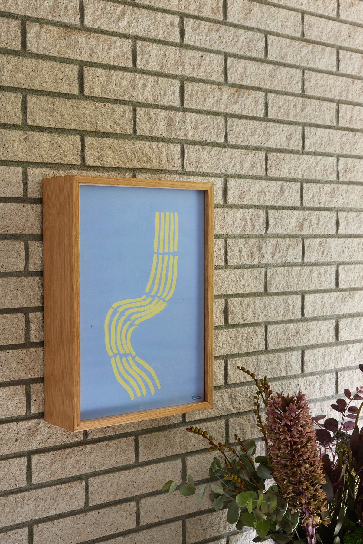 PolsterOase Möbel – Hello Bilderrahmen aus Eichenholz und Plexiglas, 29, 7 × 42 cm – Ansicht 4
